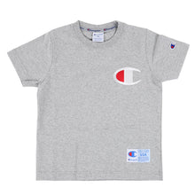 画像をギャラリービューアに読み込む, チャンピオン キッズ Tシャツ 100cm~140cm tシャツ 半袖 ロゴt 男の子 女の子 子供服 こども服 トップス 100 110 120 (在庫限り)