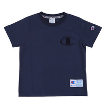 画像をギャラリービューアに読み込む, チャンピオン キッズ Tシャツ 100cm~140cm tシャツ 半袖 ロゴt 男の子 女の子 子供服 こども服 トップス 100 110 120