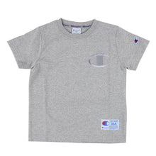 画像をギャラリービューアに読み込む, チャンピオン キッズ Tシャツ 100cm~140cm tシャツ 半袖 ロゴt 男の子 女の子 子供服 こども服 トップス 100 110 120