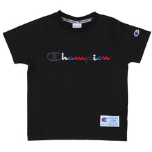 画像をギャラリービューアに読み込む, チャンピオン キッズ Tシャツ 100cm~140cm tシャツ 半袖 ロゴt 男の子 女の子 子供服 こども服 トップス 100 110 120