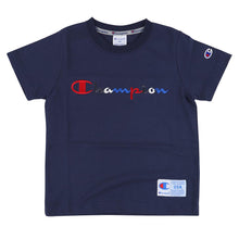 画像をギャラリービューアに読み込む, チャンピオン キッズ Tシャツ 100cm~140cm tシャツ 半袖 ロゴt 男の子 女の子 子供服 こども服 トップス 100 110 120