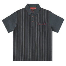 画像をギャラリービューアに読み込む, 和柄 シャツ 襟付き メンズ 夏 大きいサイズ しじら織り 和風 M~4L おしゃれ 涼しい 和服 和装 パジャマ 寝巻き 部屋着 ホームウェア ルームウェア アウター tシャツ 半袖 トップス 父の日 ギフト プレゼント 30代 40代 50代 ブラック ネイビー M L LL 3L 4L (在庫限り)