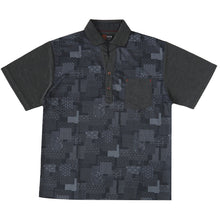 画像をギャラリービューアに読み込む, 接触冷感 メンズ 半袖 襟付き 和柄 メンズ 夏 大きいサイズ 和風 M~4L おしゃれ 涼しい 和服 和装 パジャマ 寝巻き 部屋着 ルームウェア アウター t シャツ トップス 父の日 ギフト プレゼント 30代 40代 50代 ブラック ネイビー M L LL 3L 4L (在庫限り)