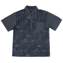 画像をギャラリービューアに読み込む, 接触冷感 メンズ 半袖 襟付き 和柄 メンズ 夏 大きいサイズ 和風 M~4L おしゃれ 涼しい 和服 和装 パジャマ 寝巻き 部屋着 ルームウェア アウター t シャツ トップス 父の日 ギフト プレゼント 30代 40代 50代 ブラック ネイビー M L LL 3L 4L (在庫限り)