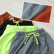 画像をギャラリービューアに読み込む, キッズ ハーフパンツ 半ズボン 男の子 ハーフボトム 男児 ボトムス 子供 130cm~160cm スポーツ アウトドア ショートパンツ キャンプ 夏 春 秋 無地 黒 黄色 蛍光 カラーパンツ (在庫限り)