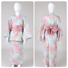 画像をギャラリービューアに読み込む, 女児 浴衣 ワンピース セット キッズ ワンピース浴衣 セパレート 女の子 子供 おしゃれ 接触冷感 セットアップ 涼しい 130 140 150 160 セパレート浴衣 子供服 お祭り 部屋着 夏 (在庫限り)