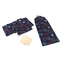 画像をギャラリービューアに読み込む, 女児 浴衣 ワンピース セット キッズ ワンピース浴衣 セパレート 女の子 子供 おしゃれ 接触冷感 セットアップ 涼しい 130 140 150 160 セパレート浴衣 子供服 お祭り 部屋着 夏 (在庫限り)