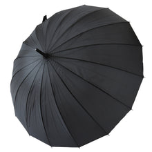 画像をギャラリービューアに読み込む, レディース 傘 16本骨 55cm 風に強い 耐風 丈夫 黄色 ネイビー 黒 シンプル 会社 通学 ジャンプ傘 骨多い 中学校 高校 登校 通勤 定番 おしゃれ 55cm 10代 20代 30代 40代 50代 60代