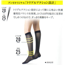 画像をギャラリービューアに読み込む, グンゼ ビューティシェイプ 着圧ストッキング ひざ下 25hPa M・L (ストッキング 膝下 レディース ハイソックス 着圧ソックス 靴下) (在庫限り)