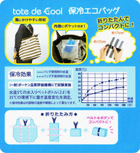 画像をギャラリービューアに読み込む, エコバッグ 保冷 折りたたみ コンパクト W47cm×H30cm×D20cm (エコバック 折り畳み 小さめ 買い物袋) (在庫限り)