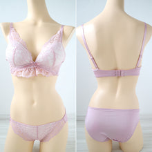 画像をギャラリービューアに読み込む, ブラジャー ショーツ セット ノンワイヤー 下着 レディース ブラショーツ 上下セット セットアップ S M L LL レース プチプラ かわいい 可愛い セクシー パステルカラー