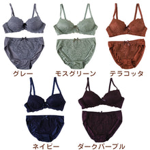 画像をギャラリービューアに読み込む, ブラジャー ショーツ セット ノンワイヤー 下着 レディース ブラショーツ 上下セット セットアップ S M L LL レース プチプラ かわいい 可愛い