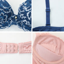 画像をギャラリービューアに読み込む, ノンワイヤーブラ 上下セット S ~ 5L ブラ レディース 下着 インナー レース かわいい ショーツ セット ワイヤレス 補整下着 痛くない 大きいサイズ 楽ちん ブラジャー
