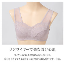 画像をギャラリービューアに読み込む, ハーフトップ レディース ノンワイヤーブラ 脇高 メッシュ 蒸れにくい M L LL 3L カップホールド バストメイク アンダーゴム 前中心高め 肩メッシュ 背中メッシュ 通気性 ワイヤレスブラ 大きいサイズ しっかりホールド 楽ちん インナー 下着