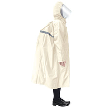 画像をギャラリービューアに読み込む, レインコート キッズ 自転車 通学 軽い 軽量 中学生 高校生 雨合羽 SS~5L (リュック対応 学生 通学用 ジュニア 合羽 カッパ 子供用 雨具 中学校) (送料無料) (取寄せ)