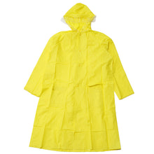 画像をギャラリービューアに読み込む, レインコート 子供用 身長120~160cm対応 ( 合羽 カッパ ランドコート ランドセル対応 雨具 ジュニア 小学校 クリア イエロー マチ 子ども ) (取寄せ)