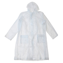 画像をギャラリービューアに読み込む, レインコート 子供用 身長120~160cm対応 ( 合羽 カッパ ランドコート ランドセル対応 雨具 ジュニア 小学校 クリア イエロー マチ 子ども ) (取寄せ)