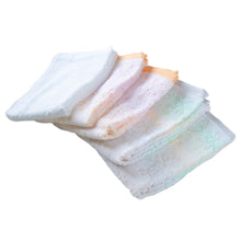 画像をギャラリービューアに読み込む, 今治タオル フェイスタオル 5枚セット 綿100% 日本製 やや薄手 まとめ買い 柔らかい 敏感肌 吸水性 カラフル ブランド ボーダー 花柄 白 ピンク オレンジ 青 グリーン 可愛い 人気 約32x80cm