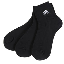 画像をギャラリービューアに読み込む, アディダス ショート ソックス ジュニア 3足組 19-21cm~23-25cm ショート丈 靴下 子供 スクールソックス 白 黒 ワンポイント 男子 通学 スポーツ 無地 リブ ワンポイントロゴ adidas