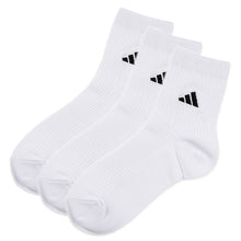 画像をギャラリービューアに読み込む, アディダス ショート ソックス ジュニア 3足組 19-21cm~23-25cm ショート丈 靴下 子供 スクールソックス 白 黒 ワンポイント 男子 通学 スポーツ 無地 リブ ワンポイントロゴ adidas