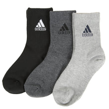 画像をギャラリービューアに読み込む, アディダス キッズ ショートソックス 子供 靴下 adidas 男の子 女の子 セット 3足組 19-21cm~23-25cm (ロークルー丈 ソックス 子ども ジュニア くつ下 まとめ買い ワンポイント 丈夫 スポーツソックス)