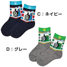 画像をギャラリービューアに読み込む, 福助 トーマス 子供クルー丈ソックス 13-19cm (きかんしゃトーマス パーシー キッズ 男の子 クルー丈) (在庫限り)