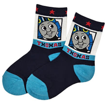 画像をギャラリービューアに読み込む, 福助 トーマス 子供クルー丈ソックス 13-19cm (きかんしゃトーマス パーシー キッズ 男の子 クルー丈) (在庫限り)