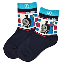 画像をギャラリービューアに読み込む, 福助 トーマス 子供クルー丈ソックス 13-19cm (きかんしゃトーマス パーシー キッズ 男の子 クルー丈) (在庫限り)