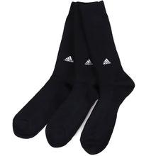 画像をギャラリービューアに読み込む, adidas クルー丈ソックス 3足組 消臭加工 24-26cm~28-30cm (アディダス ソックス 靴下 メンズ 男 セット まとめ買い フクスケ)