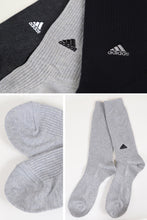 画像をギャラリービューアに読み込む, adidas クルー丈ソックス 3足組 消臭加工 24-26cm~28-30cm (アディダス ソックス 靴下 メンズ 男 セット まとめ買い フクスケ)