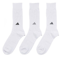 画像をギャラリービューアに読み込む, adidas クルー丈ソックス 3足組 消臭加工 24-26cm~28-30cm (アディダス ソックス 靴下 メンズ 男 セット まとめ買い フクスケ)