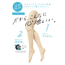 画像をギャラリービューアに読み込む, 福助 満足 ストッキング ひざ下丈 サマー 22-24cm フクスケ レディース 膝下 夏用