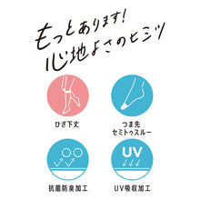 画像をギャラリービューアに読み込む, 福助 満足 ストッキング ひざ下丈 サマー 22-24cm フクスケ レディース 膝下 夏用