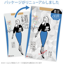 画像をギャラリービューアに読み込む, 福助 満足 着圧ストッキング 伝線しにくい S-M~L-LL フクスケ レディース パンスト 引き締め