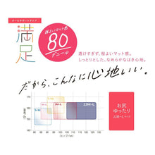 画像をギャラリービューアに読み込む, 福助 満足 タイツ 80デニール ヒップ・おなかゆったり レディース JJM-L フクスケ ゆったりサイズ マチ付き ベージュ 黒 カラータイツ 発熱タイツ 暖かい 冬