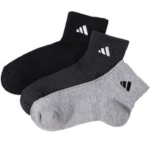画像をギャラリービューアに読み込む, adidas レディース ショート丈 ソックス 3足組 23-25cm アディダス ソックス 靴下 女 セット まとめ買い フクスケ 福助