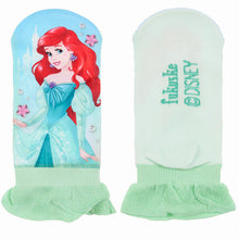 画像をギャラリービューアに読み込む, ディズニー プリンセス ソックス キッズ 靴下 子供 女の子 スニーカー丈 13-19cm 子ども スニーカーソックス くつ下 Disney エルサ ラプンツェル アリエル ジャスミン 福助