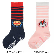 画像をギャラリービューアに読み込む, アンパンマン ベビー ハイソックス 靴下 すべり止め付き 9-14cm 男の子 女の子 キッズ ソックス 子供 あんぱんまん ドキンちゃん 福助
