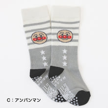 画像をギャラリービューアに読み込む, アンパンマン ベビー ハイソックス 靴下 すべり止め付き 9-14cm 男の子 女の子 キッズ ソックス 子供 あんぱんまん ドキンちゃん 福助 (在庫限り)