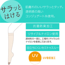 画像をギャラリービューアに読み込む, 福助 デイリー満足 サマー UV ショート ストッキング 3足組 22-24cm (コンジュゲート ショート丈 ひざ丈 防臭 レディース 夏)