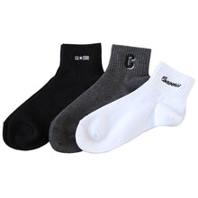 画像をギャラリービューアに読み込む, コンバース 片面刺繍 ソックス 3足組 23-25cm 靴下 レディース CONVERSE アソート 3足セット ワンポイント スニーカー くるぶし 福助