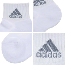 画像をギャラリービューアに読み込む, 福助 adidas ショート丈ソックス 3足組 23-25cm (アディダス ソックス 靴下 レディース 女 セット まとめ買い フクスケ 福助)