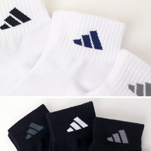 画像をギャラリービューアに読み込む, 靴下 くるぶし丈 ソックス メンズ 男子 アディダス adidas 3足組 24-26 26-28cm 子ども くつ下 ワンポイント 丈夫 スポーツ 無地 子供 メッシュ ソックス 消臭