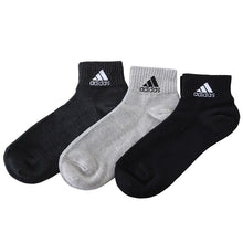 画像をギャラリービューアに読み込む, 靴下 くるぶし丈 ソックス メンズ 男子 アディダス adidas 3足組 24-26 26-28cm 子ども くつ下 ワンポイント 丈夫 スポーツ 無地 子供 メッシュ ソックス 消臭