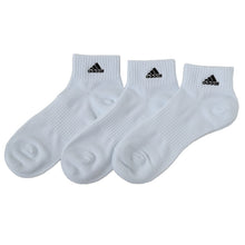 画像をギャラリービューアに読み込む, 靴下 ショート ソックス くるぶし丈 メンズ ソックス 3足組 24-26cm/26-28cm/28-30cm 中学生 高校生 黒 男性 紺 くつ下 ワンポイント 丈夫 消臭 補強