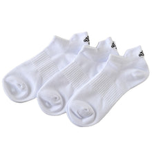 画像をギャラリービューアに読み込む, adidas 靴下 くるぶし スニーカー丈 3足組 21-23 23-25cm スクールソックス 女子 男子 レディース ワンポイント 丈夫 スポーツ 学校 スクール 靴擦れ