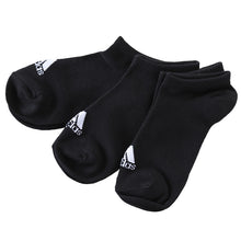 画像をギャラリービューアに読み込む, 靴下 ソックス 子供 男子 女子 キッズ adidas 3足組 19-21/21-23/23-25cm スニーカー くるぶし丈 ロゴ アディダス 短い スクール ジュニア 三足 セット (在庫限り)