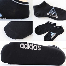 画像をギャラリービューアに読み込む, 靴下 スニーカー丈 ソックス レディース 女子 adidas 3足組 19-21cm・22-24cm アディダス くるぶし 女の子 短い 補強 消臭 ワンポイント 綿混 スクール