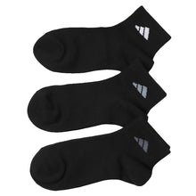 画像をギャラリービューアに読み込む, 靴下 ショート ソックス くるぶし丈 レディース 女子 adidas 3足組 23-25cm アディダス 女性 ジュニア スポーツ スクールソックス ワンポイント ロゴ 消臭