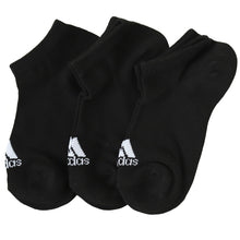 画像をギャラリービューアに読み込む, adidas アディダス レディース 靴下 3足組 スニーカーソックス ショートソックス 23-25cm くるぶし丈 綿混 つま先かかと補強 丈夫 ワンポイント ロゴ スポーツソックス スクールソックス 通学 学校 部活 運動 普段使い 洗い替え まとめ買い 女性